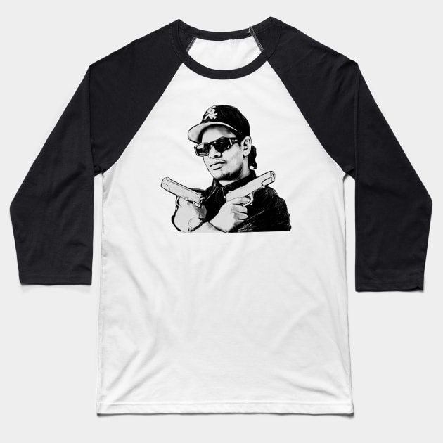 Eazy E Baseball T-Shirt by marosh artjze